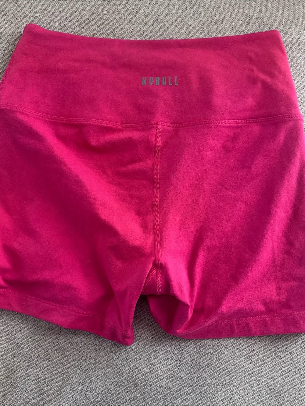 NOBULL Hot Pink High-Waist Bike Shorts